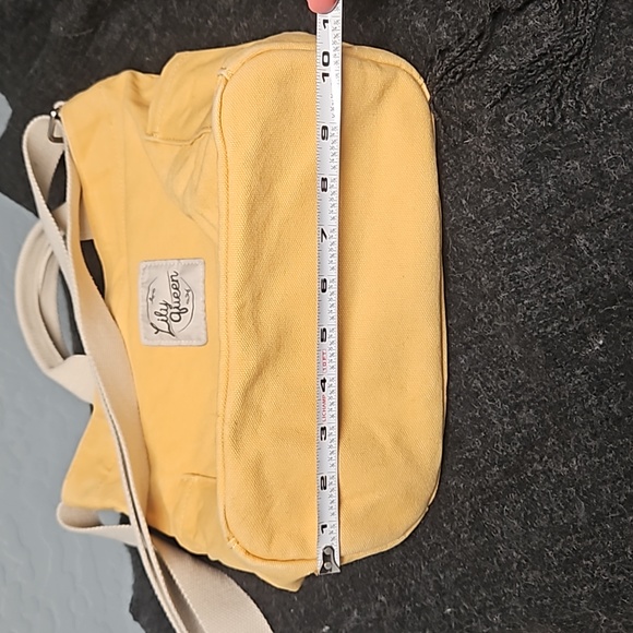 LILY Queen Canvas Market Tote Sunshine yellow- Handbag/Shoulder Bag/Crossbody - Picture 12 of 14